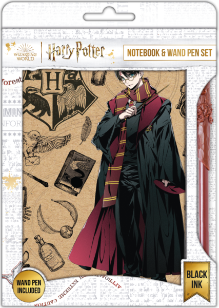 Harry Potter blok s perem (Navy & Gold) DPL6 - EPEE