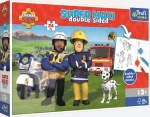 Trefl - Puzzle - Oboustranné puzzle Požárník Sam a jeho tým SUPER MAXI
