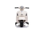 Mamido Dětský elektrický skútr Vespa 300 Mini bílý