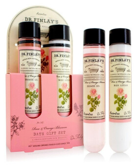 Set koupelový DR. FINLAY´S v krabičce (zkumavky) Růže a neroli 2x 60ml
