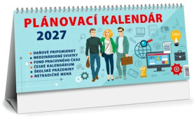 Plánovací kalendár 2027 - stolový kalendár