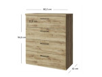 ARTEN (NANO Systems s.r.o.) Komoda DOORSET-4S (Dub navarra) KOMODA-DOORSET-4S
