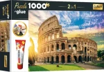 Trefl - Puzzle - 2v1 Amfiteátr Fláviům, Řím, Itálie s lepidlem