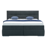 Čalouněná postel Trend 180x200, šedá, vč. matrace, přední výklop