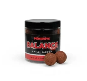 Mikbaits Boilies Chilli Chips Balance Chilli Jahoda / Vyvážené boilies / 250 ml / 20 mm (MC0182)