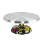 Cake star Otočný stojan kovový s abstraktní potiskem 30cm