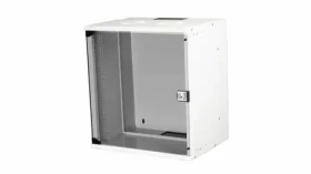 Equip ECO 540x400mm světle šedá / Nástěnná skříň / 19" / 12U / Skleněné dveře (EWM-12-5440-G)