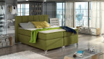 Boxspring Basilio Rozměr: 180 x 200 cm, látka: Riviera 36, Varianta: Bez LED osvětlení