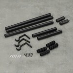 Roztažitelná garnýž 81-162 cm Umbra ZEN - černá