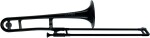 PBone Plastic Trombone Black