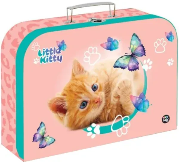 OXYBAG Kufřík Kočka / Dětský kufřík / 34 × 23 × 10 cm (01726)