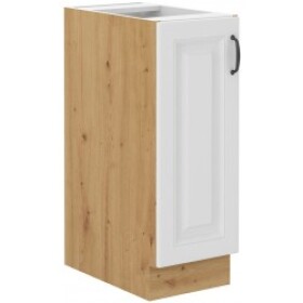 Spodní skříňka s Cargo košem Stilo 30 D CARGO BB Barva korpusu: Dub artisan, Barva dvířek: Bílá