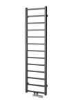 Radiátor kombinovaný Isan Fresh 150x40 cm středové připojení černý samet DFRE15000400CSMS DFRE15000400CSMS