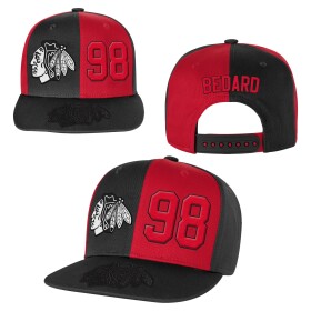 Outerstuff Dětská Kšiltovka Chicago Blackhawks Connor Bedard Pandemonium Tonal Flat Brim Sn