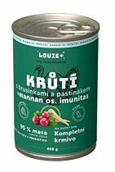 Louie Dog konz. Krůtí s brus.pastinák,prebiotiky 400g