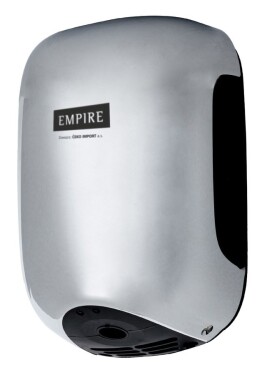 SAPHO - EMPIRE COMPACTJET MINI bezdotykový tryskový osoušeč rukou 230 V, 900 W, 156x238xx99,5, ABS plast, chrom 2856