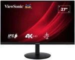 27" ViewSonic VG2708-4K černá / Monitor / IPS / 4K UHD / 60 Hz / 4ms / HDMI + DP + USB-C / Pivot / VESA (VS20000)