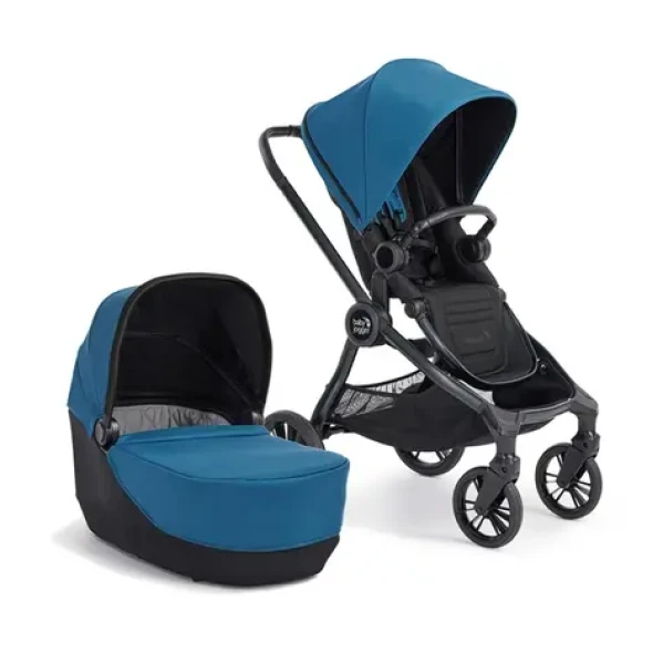 BabyJogger CITY SIGHTS 4WM AKČNÍ set 2v1 (kočárek+korba) vč. madla DEEP TEAL (BJ2171441SET)