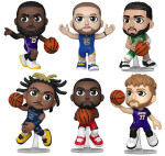 Funko Figurka POP! NBA Minis Complete Set
