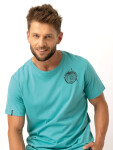 Pyžamo Key MNS 630 A25 kr/r M-2XL GREEN-GRID XXL