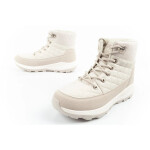 Lee Cooper dámská sportovní obuv zimní trekingová zateplená krémová ekologická kůže dámské 37