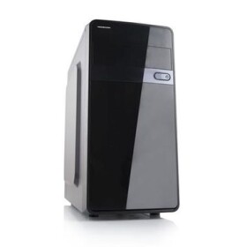 Modecom PC skříň MINI TREND AIR / 1x USB 3.0 / 2x USB 2.0 / HD audio / černá/lesklá / bez zdroje (AM-TREN-AIR-000000-0002)