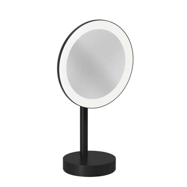 KLUDI - Vela R Kosmetické zrcátko s LED osvětlením, matná černá 5899539F