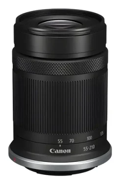 Canon RF-S 55-210mm F5-7.1 IS STM černá / Objektiv / Telezoom 3,8× / IS 4,5 stupně / STM / 270 g (5824C005)