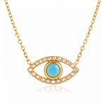 ELENYS Inner Vision – pozlacený náhrdelník 18K žluté zlato Délka: 40+5 cm / max. 45 cm