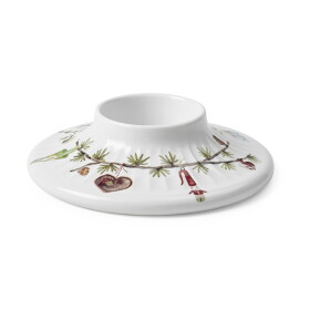 KÄHLER Porcelánový svícen Hammershøi Christmas 13 cm, bílá barva, porcelán