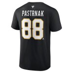 Fanatics Pánské Tričko David Pastrňák #88 Boston Bruins 100th Anniversary Stack Logo Name Number Velikost: