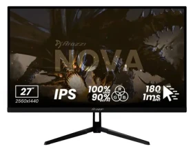 24" Arozzi Nova 24T1K200 černá / Monitor / IPS / FHD 1920x1080 / 200Hz / 1ms / HDMI + DP (AZ-NO-24T1K200-BK)