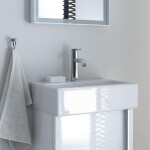 DURAVIT - Vero Air Umyvadlo nábytkové 50x47 cm, s přepadem, otvor pro baterii, bílá 2350500027