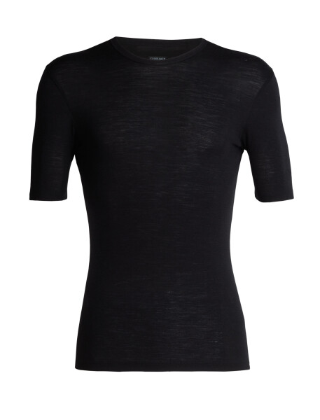 Pánské merino triko krátký rukáv ICEBREAKER Mens 175 Everyday SS Crewe, Black velikost: XL