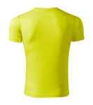 Pixel tričko unisex neon yellow M