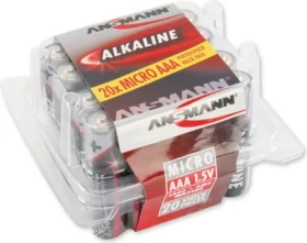 Ansmann Red / Baterie AAA / alkalická / 1.5V / 20 ks / v boxu (5015538)