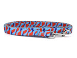 Geo modro-červené vodítko pro psa Barva: Modro-červená, Délka vodítka: 150 cm