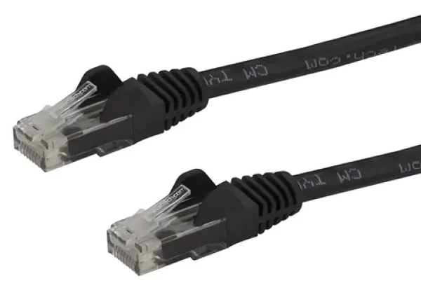 StarTech Cat6 UTP 7,5m černá / Síťový kabel / Snagless / RJ-45 / 24 AWG (N6PATC750CMBK)