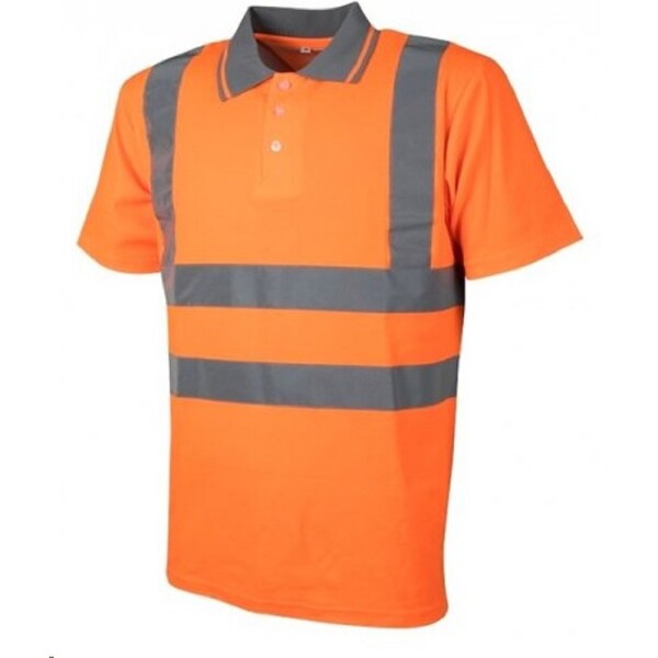 Polokošile H8924 s reflexními pruhy oranžová M oranžová