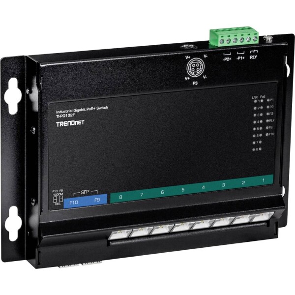 TrendNet 21.22.1442 TI-PG102F průmyslový ethernetový switch 10 / 100 / 1000 MBit/s