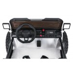 Mamido Elektrické autíčko Extreme Sport 4x4 s proměnlivou velikostí bílé