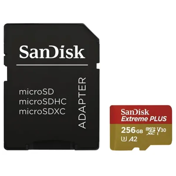 SanDisk Extreme PLUS microSDXC 2TB + adaptér / Paměťová karta / Class 10 / UHS-I U3 / V30 / čtení 200 MB/s (SDSQXBD-2T00-GN6MA)