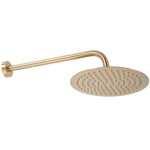 REA - Podomítková sprchová sada LUNGO broušené zlato + termostat + BOX REA-P8551