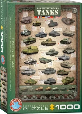 EUROGRAPHICS Puzzle Historie tanků