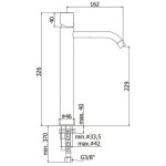 PAFFONI - Light Umyvadlová baterie, chrom LIGX081CR