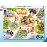 RAVENSBURGER První počty do 5 v ZOO 17 dílků