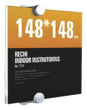 Dveřní cedulka ELITE A5 čirá / Informační tabulka / plexisklo / A5 (6956526032145)