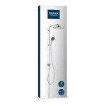 GROHE - Vitalio Start Sprchový set bez baterie, průměr 25 cm, 2 proudy, chrom 26989001