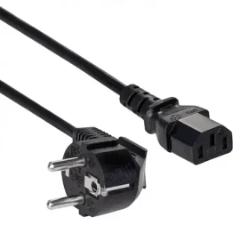Akyga AK-PC-01A / Napájecí kabel / IEC C13 - CEE 7/7 / 1,5 m / černá (AK-PC-01A)