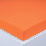 Napínací prostěradlo jersey EXCLUSIVE oranžové sada 2 ks 90 x 200 cm